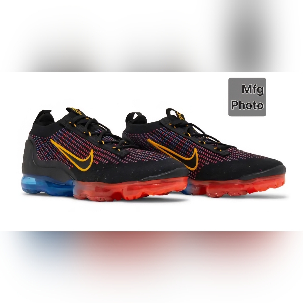 Nike Air VaporMax 2021 Flyknit 'Black Multi', Mens 8